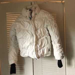 White winter jacket
